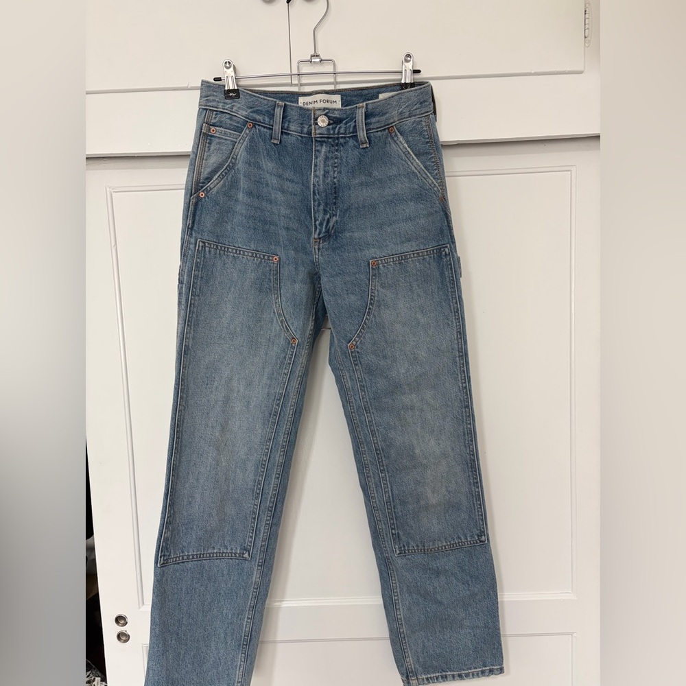 Denim Forum Light Blue Relaxed carpenter Jeans